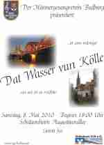 Liederabend "Dat Wasser vun Klle"